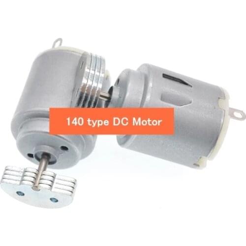 Mini 140 Vibration Motor Electric DC 3V 5V 6V High Speed Vibrating Motors Strong Vibrator Metal DIY Model Toy Massager R140