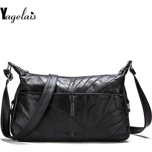 Fashion Black Soft Hobos Zipper Closer Women Casual Shoulder Bags Handbag Daily Casual Crossbody Casual Tote Women bolsa