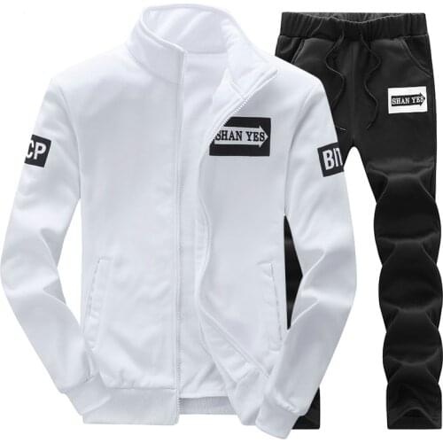 Tracksuit Men 2021 New Brand Clothing Sweat Homme Slim Fleece Mens Sportswear Hoodie Men Sweatshirt Zipper Moletons Masculino