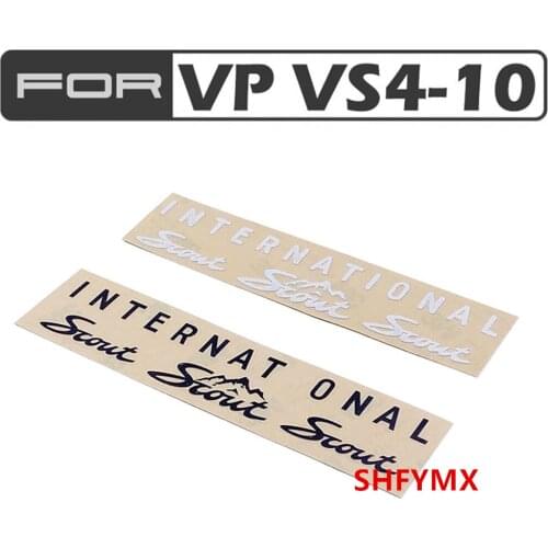 Rc Car Body Tail Stickers For 1/10 Rc Crawler Car VP VS4-10 PRO Remote Control Buggy Decoration Parts