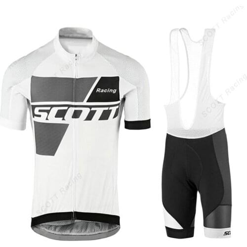 New Summer breathable short-sleeved SCOTT Racing suit mountain bike jersey cycling jersey for men