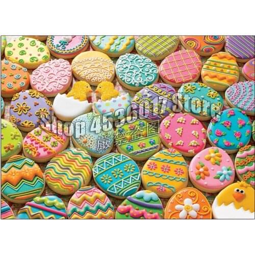 Easter Cookies 5D Diy Diamond Painting Cross Stitch Mosaic Diamond Embroidery Easter Candy & Treat full Rhinestone Paintings