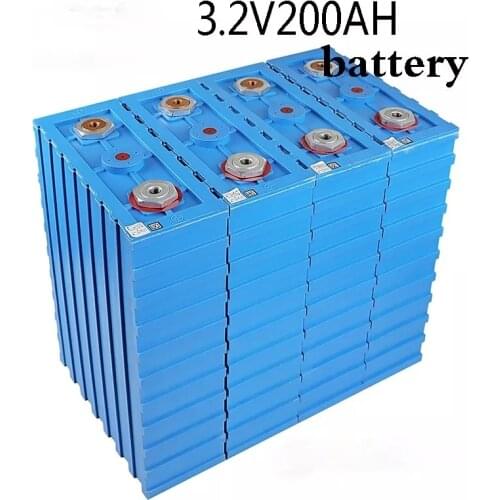 Lot lifepo4 rechargeable batteries 3.2v200ah cell 2020 new calb se200fi plastic 12v24v block ev solar eua