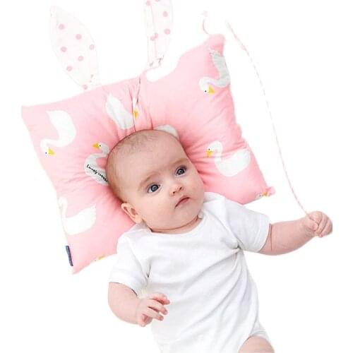 PINK SWAN Newborn Pillows