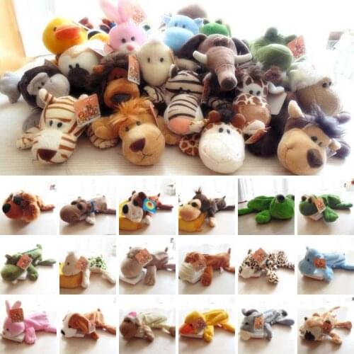 Kawai Plush School Pencil Case Cute Cartoon Zipper Dog Monkey Penalty Pencilcase Creative Large Pencil Bag Storage Stationery