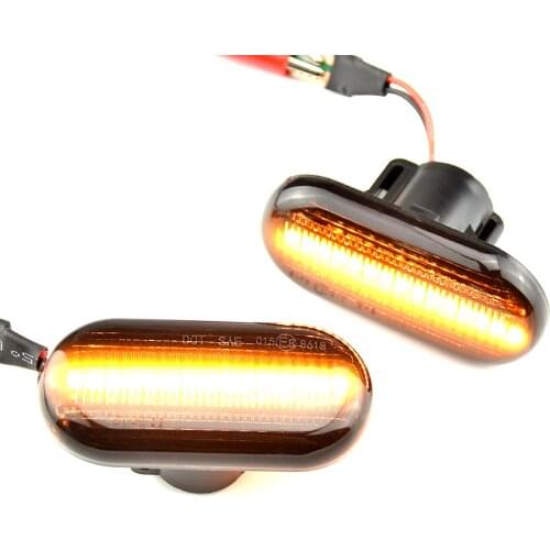 Sequential Flashing LED Turn Signal Side Marker Light For Dacia Duster Dokker Lodgy Renault Megane 1 Clio1 2 KANGOO ESPACE Smart