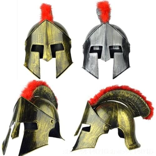 Halloween Detachable Rotatable PVC Material Horn Hats Pirates Viking Hats Roman Soldiers Cap Festive Party Costume Props Cap 99