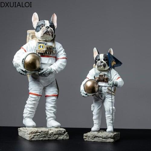 DXUIALOI Nordic Creative Animal Sculpture Resin Crafts Housewarming Gift Home Living Room TV Cabinet Bedroom Decoration