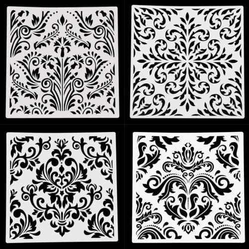 30*30cm Mandala Stencil DIY Wall Layering Painting Template Decoration Scrapbooking Embossing Supplies Reusable