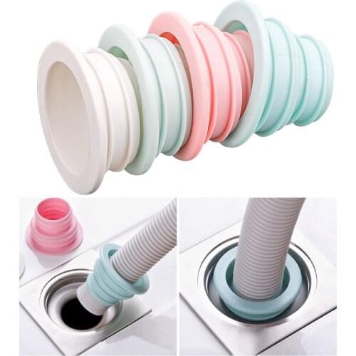 Sealing Plug Washing Machine Pool Sewer Silicone Drain Joint Telescopic Pipe Sewer Pipe Deodorization Ring Drain Seal Ring