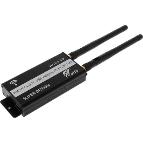 W3JD NGFF(M.2) to USB Adapter With SIM Card Slot for WWAN/LTE/4G Module Hot