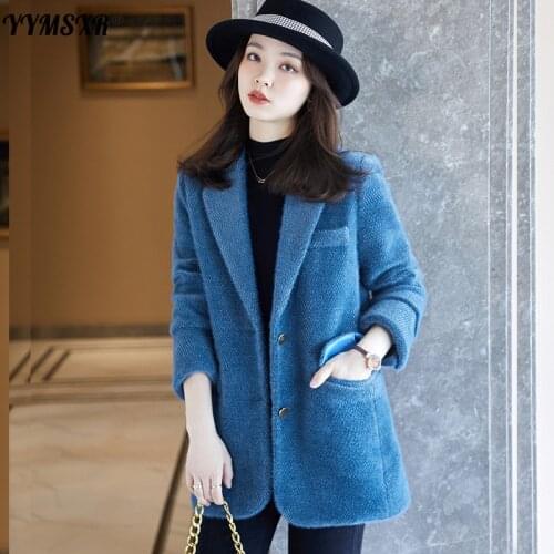 Temperament High-quality Suit Women 2021 New Autumn and Winter Retro Thickened Womens Jacket Long-sleeved Office Blazer