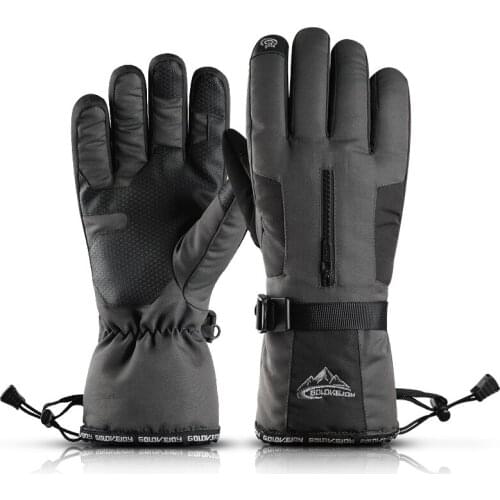 Winter Cycling Warm Gloves Thermal Waterproof Windproof Touch screen Mtb Bike Gloves For Skiing Hiking Snowmobile Motorcycle
