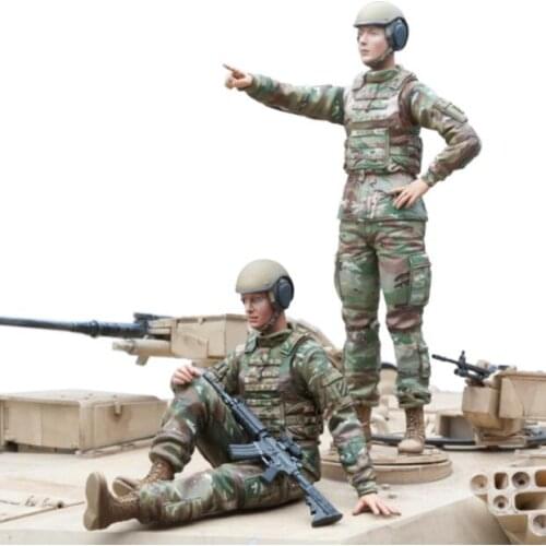 1/16 Resin Figure Building Kit Modern U.S Female Soldiers
