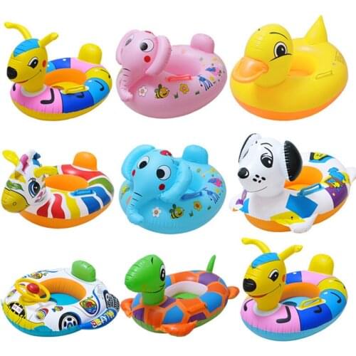 Baby Inflatable Swimming Ring Kids Summer Swimming Pool Whale Swim Float Water Fun Pool Toys Swim Ring Seat Boat Sport