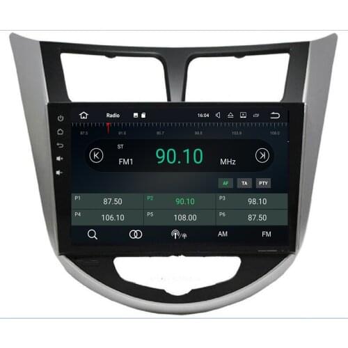 4G+32G Android 10 4G Car Radio Multimedia Video Player GPS Navigation For Hyundai Solaris Verna Accent i25 2010-2016 dvd