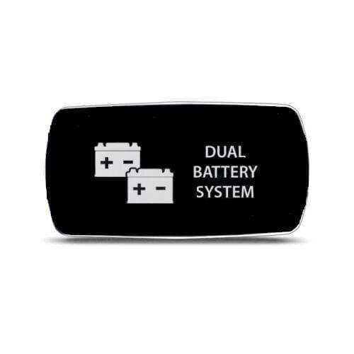 12-24V Car DUAL BATTERY SYSTEM 12V 20A Toggle Rocker Switch Blue LED Light 5Pin ON OFF