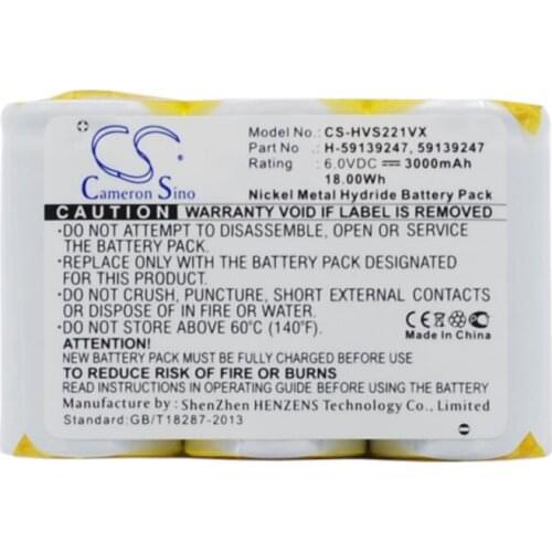 Cameron Sino 3000mAh battery for HOOVER S2211 S2211-100 59139247 H-59139247 Vacuum Battery