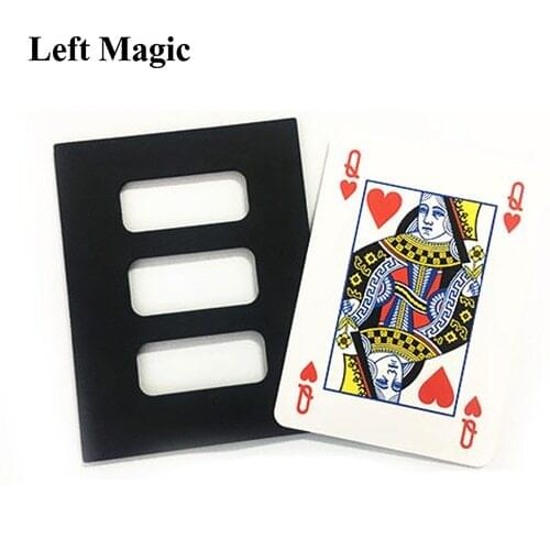 Jumbo Zig Zag Card Magic Tricks Jumbo Poker Card Cut and Restore Magia Magician Stage Gimmick Prop Metalism Classic Toys Fun