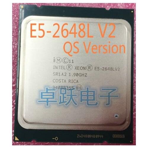 E5-2648LV2 Original Intel Xeon E5-2648L V2 QS Version 10-Cores 1.9GHZ 25MB LGA2011 70W processor free shipping E5 2648LV2