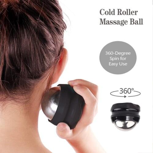 Cold Massage Roller Ball Ice Therapy Body Back Waist Stress Release Muscle Relaxation essential oil Massager Health Care Tools