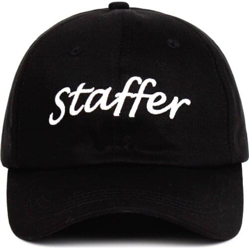 2020 staffer Dad Hat 100% Cotton Snapback Hat new embroidery Baseball Caps letter Unisex Men Women staffer custom Caps