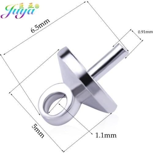 Wholesale Jewelry Findings&Components Gold/Silver Color Bails Bead Caps Accessories For 0.9mm Hole Pearls Beads DIY Making