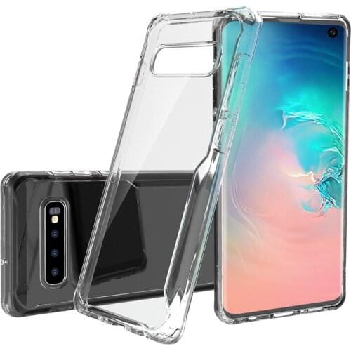 Cyrstal Clear Shockproof Phone Case for Samsung S10 Plus Case Galaxy S10 S10e S0 Ultra Funda Note 10 Plus Anti-Knock Hard Case