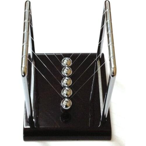 Early Fun Development Educational Desk Toy Gift Newtons Cradle Steel Balance Ball Physics Science Pendulum P0.21
