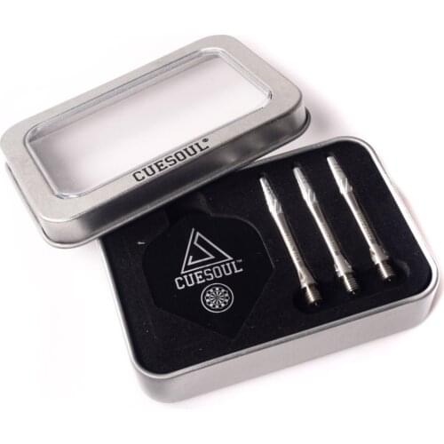 2016 NEW!! Cuesoul Luxury Stainless Steel Dart Shaft With Replaceable Aluminium Top