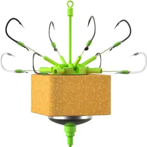 Fish Hooks Fishing Flap Explosion String Hook Anti-Winding Lines Fishing Tackle Hooks Set Carp High Carbon Steel Fishhook h