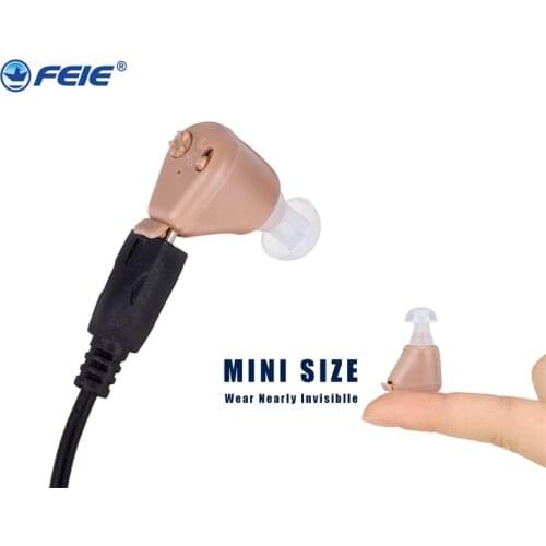 2PCS/lot Rechargeable Hearing Devices Invisible Hearing Aid With Clear Sound S-216 moderate to Severe Hearing Loss Ear Machine