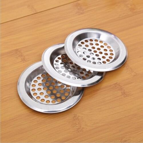 Sink Strainer Shower Sewer Outfall Anti-blocking Floor Drain Stopper Catcher Kitchen Stainless Steel Sink Strainer Bathroom
