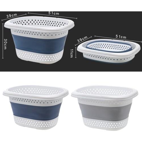 Foldable Laundry Basket Dirty Laundry Basket Clothes Storage Basket Bathroom Waterproof