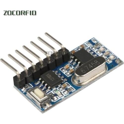 10pcs/lot 433mhz RF Receiver Learning Code Decoder Module 433 mhz Wireless 4 CH output For Remote Controls 1527 2262 encoding