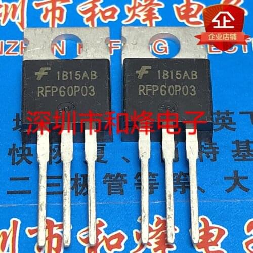 100% New&original RFP60P03 TO-220 30V 60A