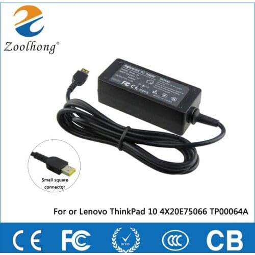 12V 3A 36W laptop AC power adapter charger for Lenovo ThinkPad 10 4X20E75066 TP00064A