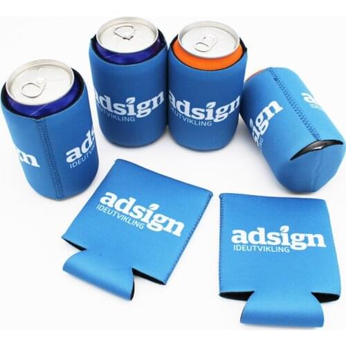 300 Pieces Customized LOGO Stubby Holders Neoprene Can Coolers Holder As Wedding Gifts Insulated Beer Picnic Cooler Thermal Bag