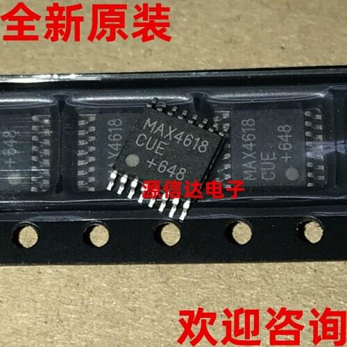 New original MAX4618CUE TSSOP 4.4mm analog switch multiplexer