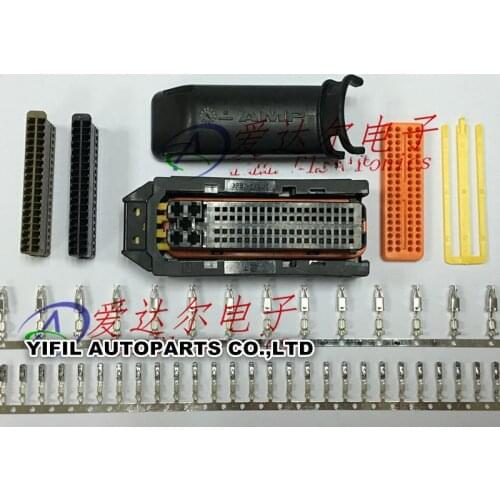 81 Pin/Way Female TE/AMP 81P ECU Connector Plug With Cover Terminal 368290-1
