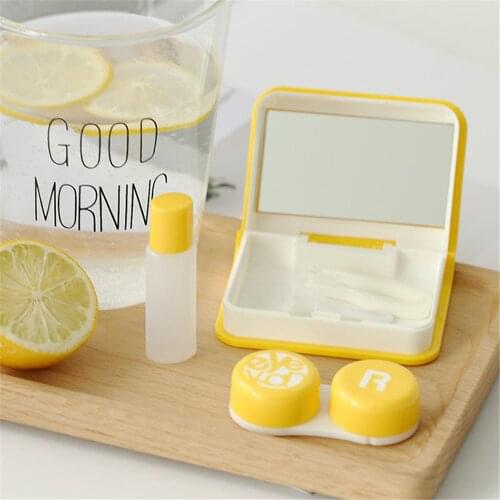 Mini Book Shape Contact Lens Case Plastic Hard Contact Lenses Box Cute Eyeglass Container Lovely Travel Lens Case