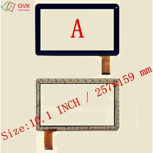 Black White For Polaroid MID 1045 MID1045 Capacitive touch screen panel repair replacement spare parts free shipping