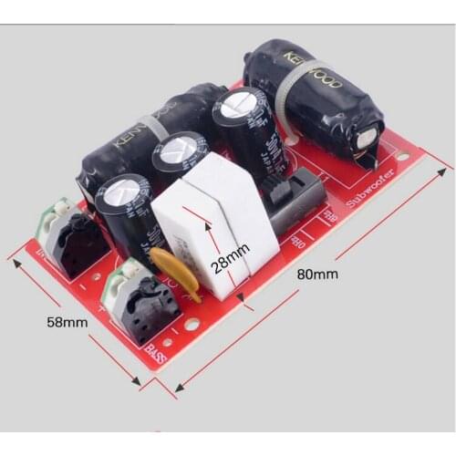 Pure Bass Subwoofer Second-order Crossover Frequency Divider DIY Home Theater