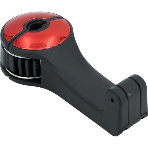 Car Headrest Hook With Phone Holder Car Seat Back Hanger For Handbag Grocery Organizer Auto Fastener Clips Interior Accessories