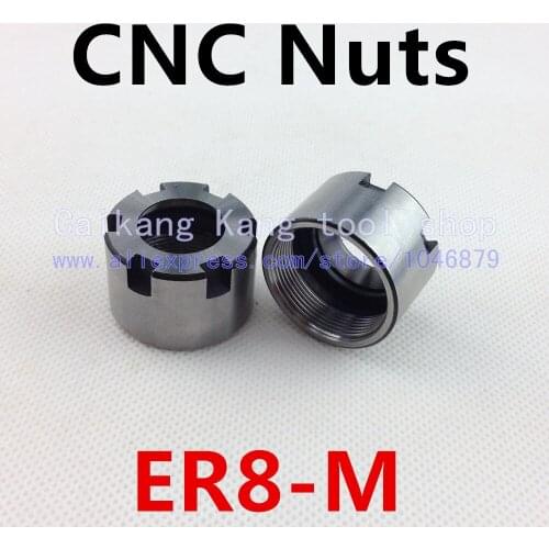 ER8-M. Nut. CNC nut. ER nut. M type nut. CNC Accessories.ER8-M