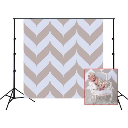 HUAYI Photography Backdrop Newborns Child Baby Birthday Photobooth Background Vintage Chevron Photo Backdrop Props XT-3942