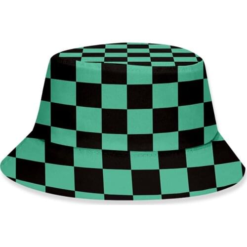 Fishermans Hat Demon Slayer Cap Men/Women Good Quality Hip Hop Summer Hats Unisex Fashion Outdoor Anime Cap Kids Size