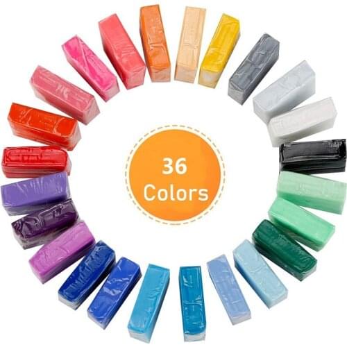 Conformed Non-Toxic DIY Modeling Clay Assorted, Oven Bake Modeling Clay Set,Great for Kids, Adult, Artists (30g/1.1oz).1-36pcs