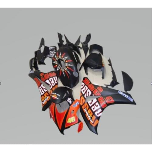 L36-INJECTION MOLD ABS black orange Fairing For Honda 2008 20011 CBR1000 RR 08 09 10 11 ABS plastic bodywork