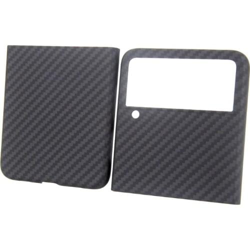 T5EE Durable Phone Case Compatible with Z Flip3 Special Carbon Fiber